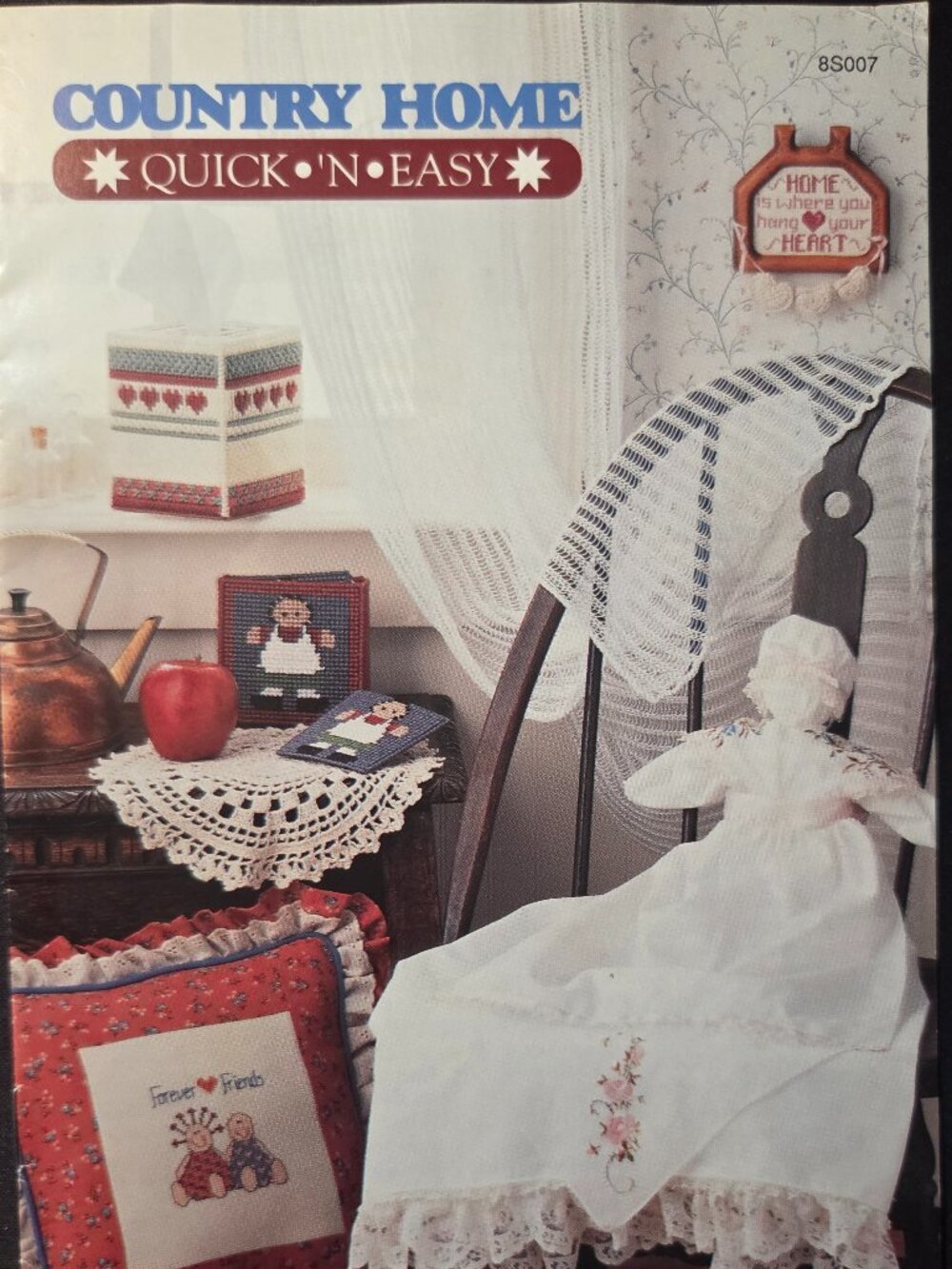 VTG Annie's Pattern Club Country Home Quick N Easy Crochet Booklet #8S007
